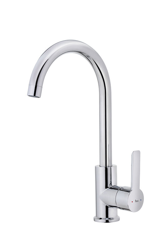 Изображение товара Смеситель для кухни Teka Petra 819156210 хром высокий с поворотным изливом