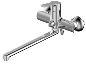 Изображение товара Смеситель Zenta Фиеста Z2402 для ванны и душа, хром, 35.1 см, однорычажный