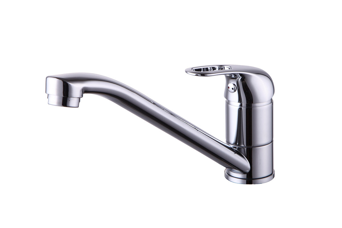 Изображение товара Смеситель Zenta Лайм Z1501 для кухни хром однорычажный с плоским изливом