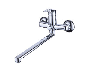 Изображение товара Смеситель Zenta Старк Z1902 для ванны и душа хром однорычажный с поворотным изливом