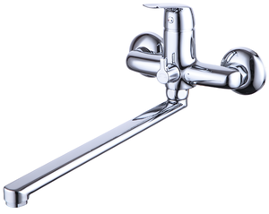 Изображение товара Смеситель для ванны и душа Zenta Рико Z2302 хром с длинным изливом и переключателем