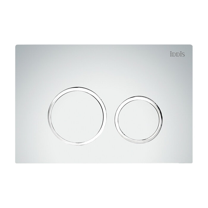 Изображение товара Клавиша смыва Iddis Unifix UNI50M0i77 универсальная с двухрежимным сливом хром
