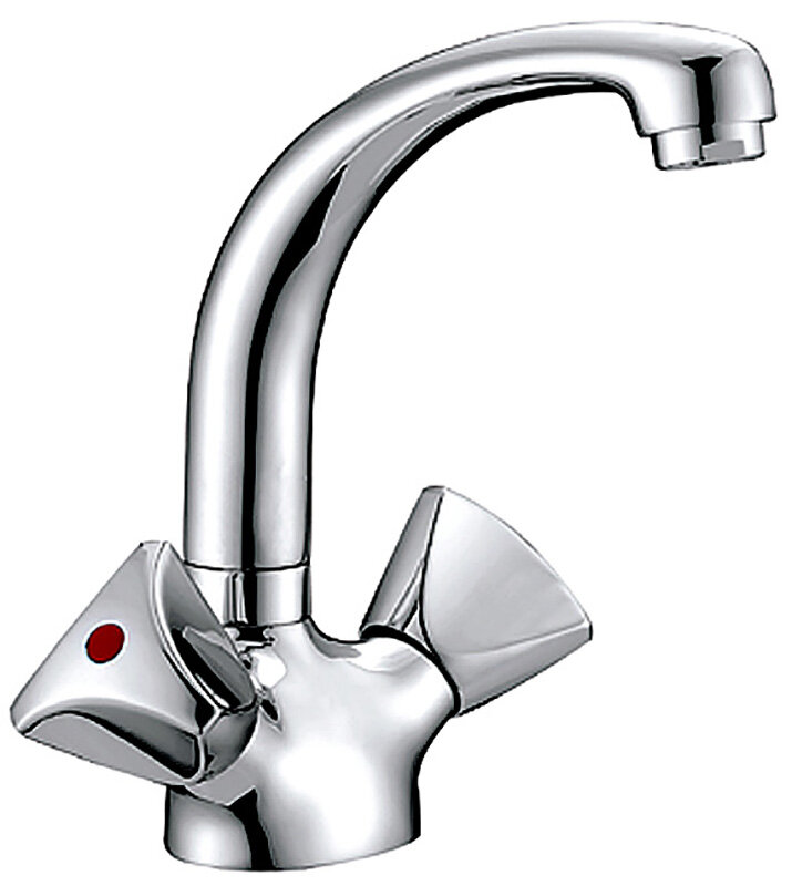 Изображение товара Смеситель Smartsant Смарт-Бэйс SM060006AA для раковины с двуventильным управлением