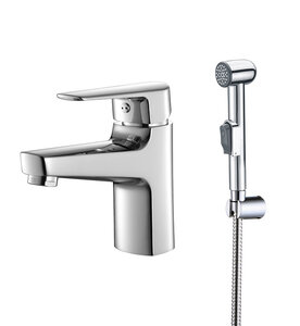 Изображение товара Смеситель Smartsant Смарт-Инлайн SM103511AA для раковины с гигиеническим душем, хром