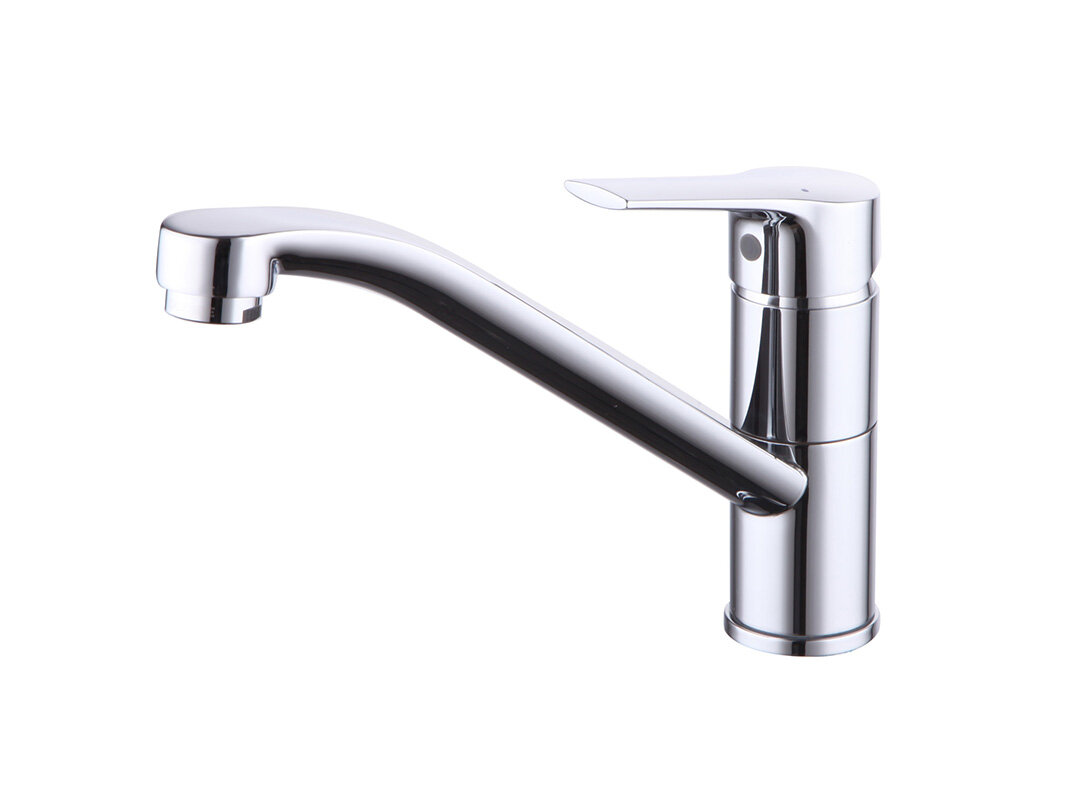 Изображение товара Смеситель Smartsant SM323501AA для кухни, хром, однорычажный, 1 отверстие, поворотный излив