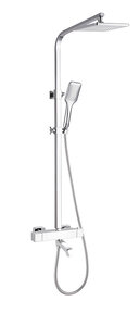 Изображение товара Душевая система Smartsant Квадро SM1210AA термостатическая, с изливом, хром