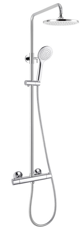 Изображение товара Душевая система SmartSant Смарт SM1211AA термостатическая хром Изображение товара Душевая система SmartSant Смарт SM1211AA термостатическая хром