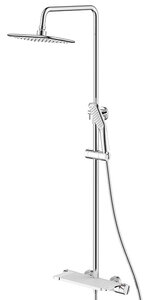 Изображение товара Душевая система Smartsant Смарт-Афалина SM2307AW для ванны и душа, хром/белый