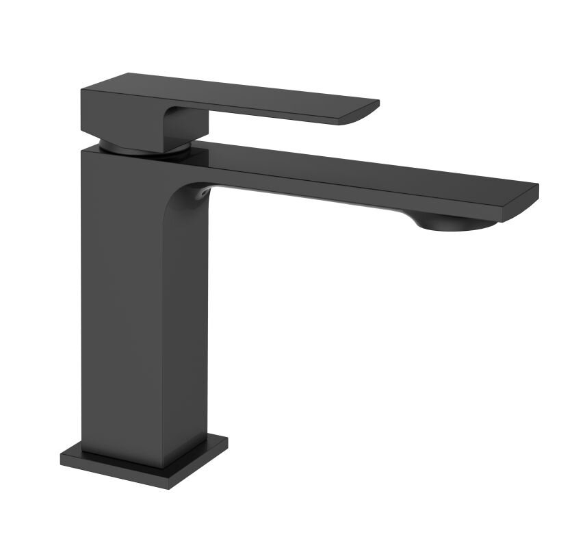 Изображение товара Смеситель Orange Lutz M04-021b черный матовый для раковины