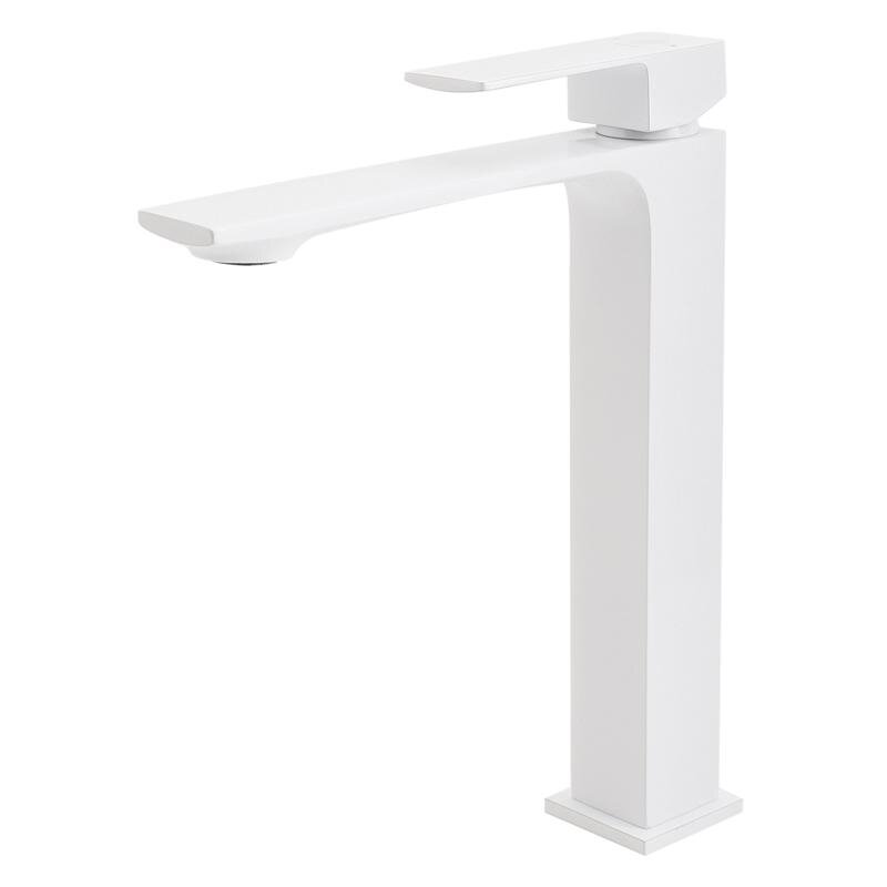 Изображение товара Смеситель для раковины Orange Lutz M04-121W белый, однорычажный, Германия