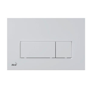 Изображение товара Клавиша смыва AlcaPlast M576 белая матовая двухрежимная для унитаза
