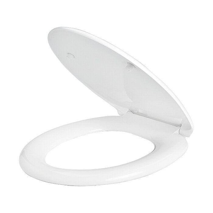 Изображение товара Сиденье для унитаза Iddis ID 01 107.1 из полипропилена белое, размер 36.2 x 38.6 см