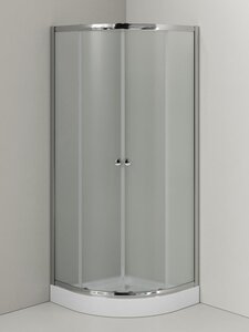Изображение товара Душевой уголок Agger A01, A01-080MCR, 78 х 78 х 197,5 см, с поддоном, стекла матовые, профиль хром