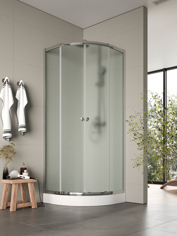 Изображение товара Душевой уголок Agger A01 с поддоном 78 х 78 см матовые стекла