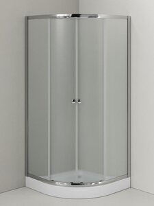 Изображение товара Душевой уголок Agger A01, A01-090MCR, 88 х 88 х 197,5 см, с поддоном, стекла матовые, профиль хром
