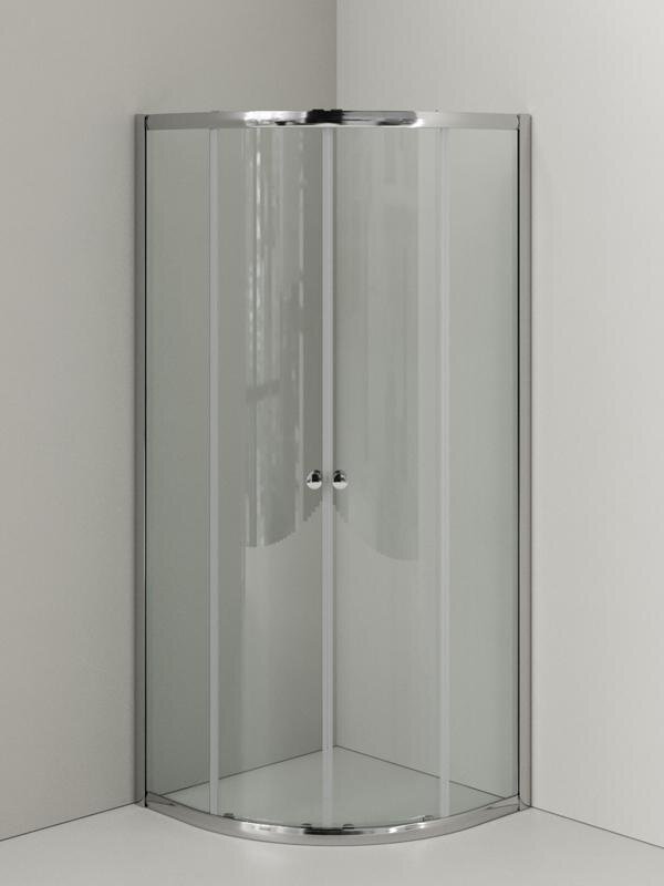 Изображение товара Душевой уголок Agger A01, A01-080TCR/G, 80 х 80 см, без поддона, стекла прозрачные, профиль хром