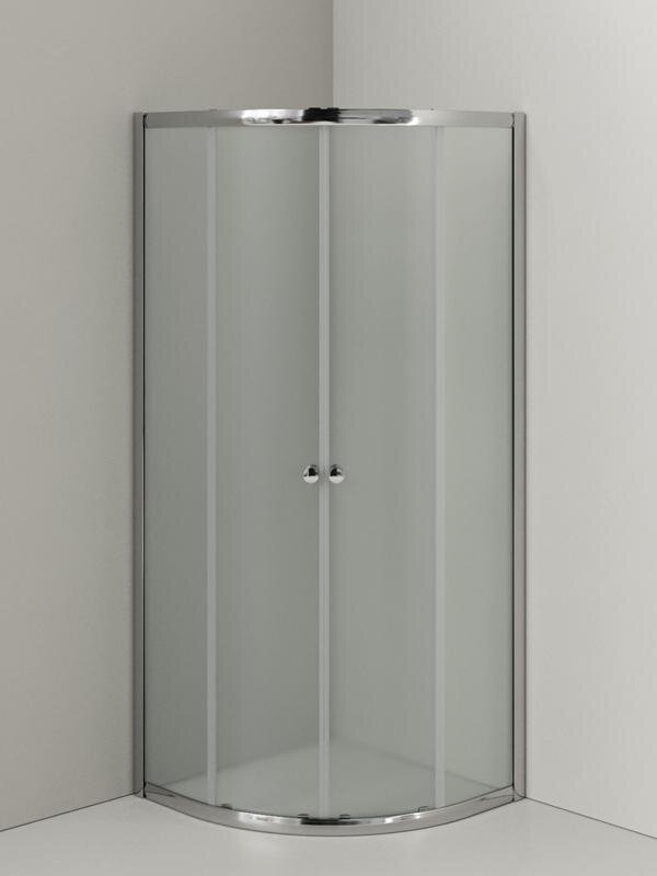 Изображение товара Душевой уголок Agger A01 080MCR G 80x80 см без поддона матовые стекла профиль хром