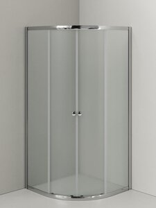 Изображение товара Душевой уголок Agger A01, A01-090MCR/G, 90 х 90 см, без поддона, стекла матовые, профиль хром