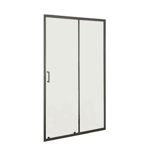 Изображение товара Душевая дверь в нишу Orange E02-120TB, 120 х 190 см, стекла прозрачные, профиль черный