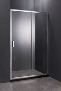 Изображение товара Душевая дверь в нишу Orange E02-130TCR, 130 х 190 см, стекла прозрачные, профиль хром