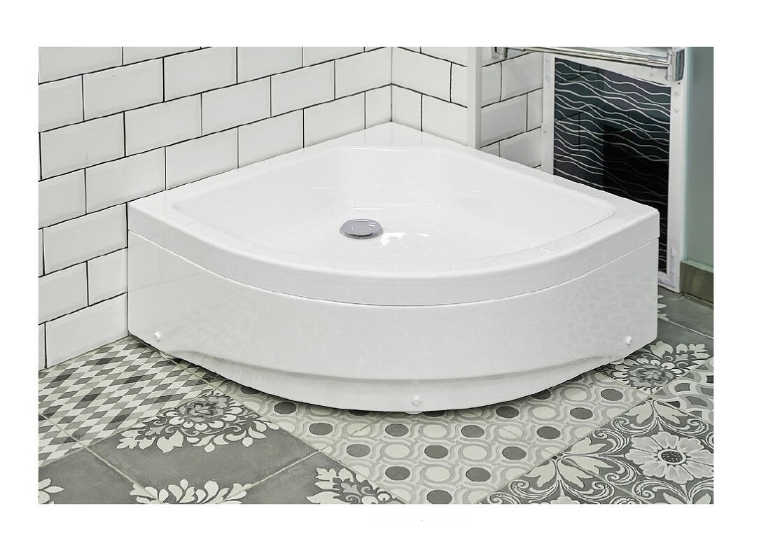 Изображение товара Акриловый душевой поддон Радомир 80x80 белый с металлическим каркасом