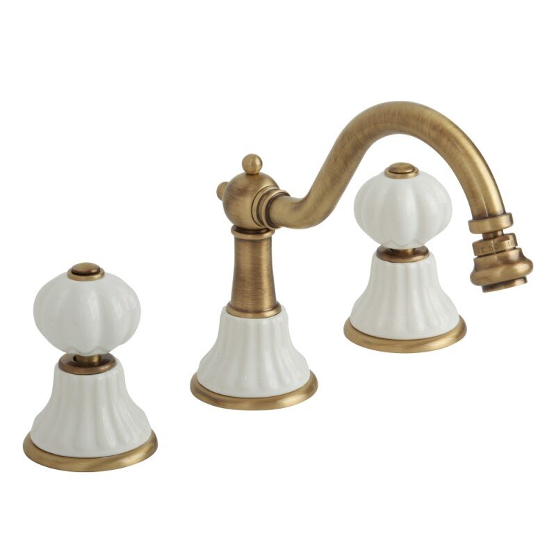 Изображение товара Cмеситель Migliore Olivia 18994 для биде, бронза, ручки белая керамика