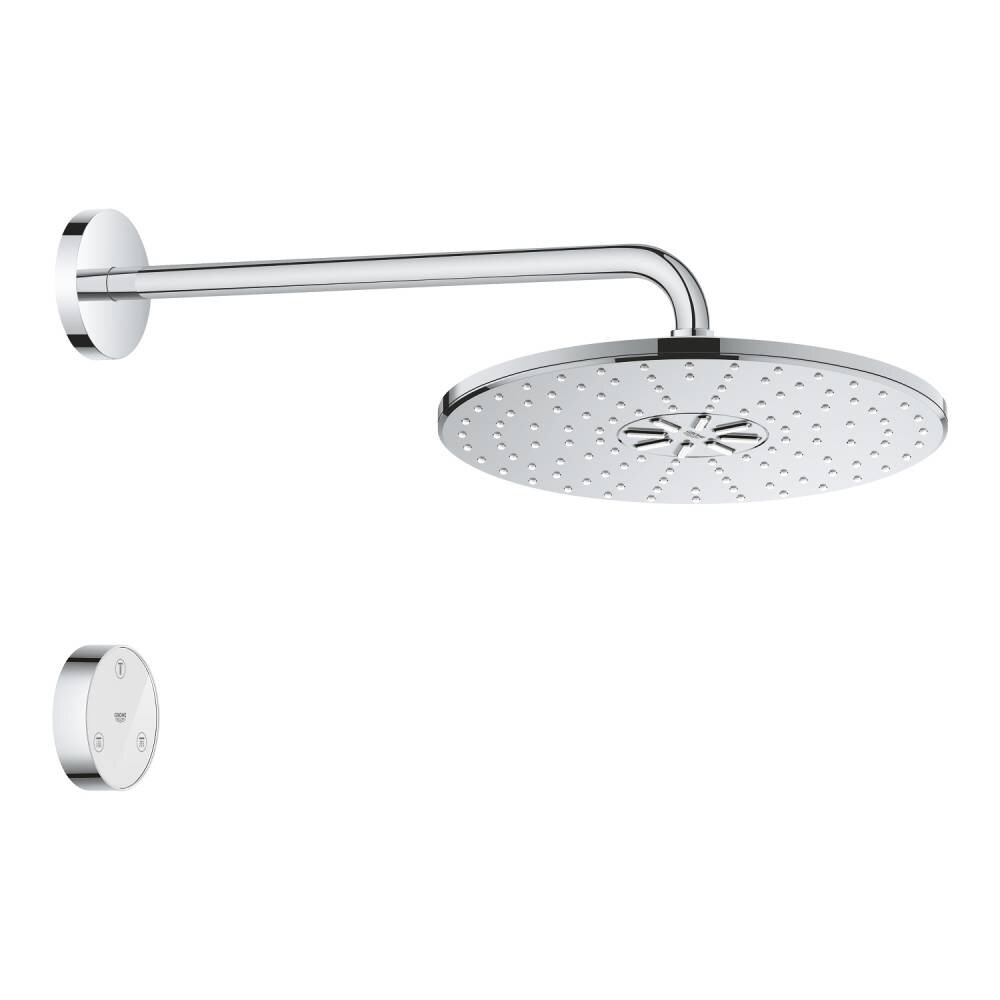 Изображение товара Верхний душ Grohe Rainshower SmartConnect с двумя режимами и пультом, хром Изображение товара Верхний душ Grohe Rainshower SmartConnect с двумя режимами и пультом, хром