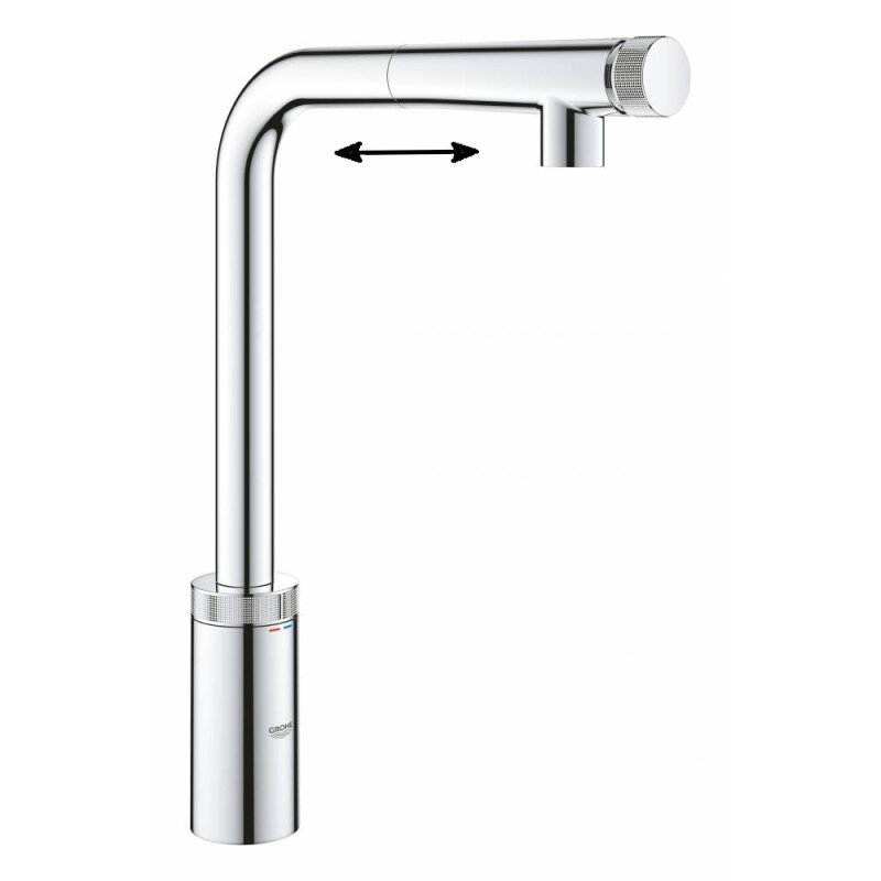 Изображение товара Смеситель для кухонной мойки Grohe Minta SmartControl 31613000 с вытяжным изливом
