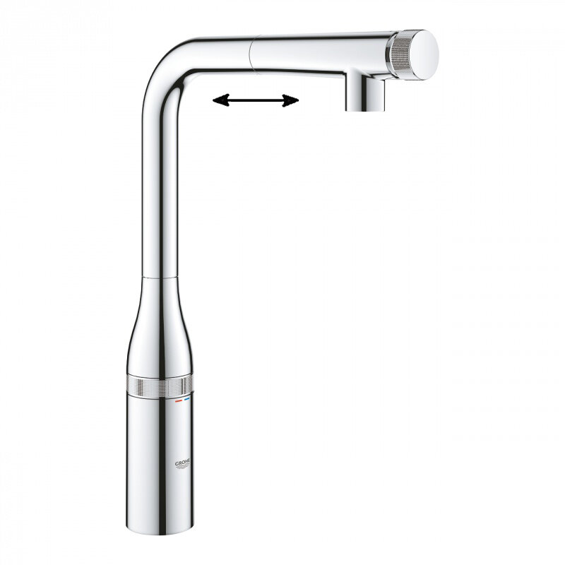 Изображение товара Смеситель для кухни Grohe Essence SmartControl 31615000 хром, поворотный излив