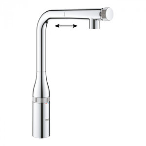 Изображение товара Смеситель для кухонной мойки Grohe Essence SmartControl, 31615000, хром
