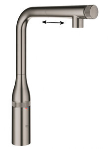 Изображение товара Смеситель для кухонной мойки Grohe Essence SmartControl 31615AL0 с вытяжным изливом