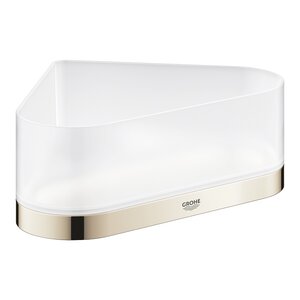 Изображение товара Угловая полочка с держателем Grohe Selection 41038BE0, никель глянец