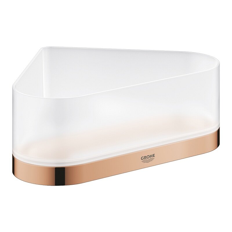 Изображение товара Uglovaya polochka Grohe Selection 41038DA0 розовая бронза глянец
