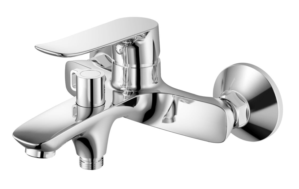 Изображение товара Смеситель Agger Nice для ванны и душа хром A2510000 прочный и удобный
