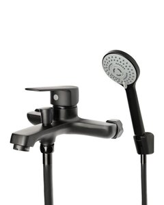 Изображение товара Смеситель Orange Loop M26-100B для ванны и душа, черный матовый