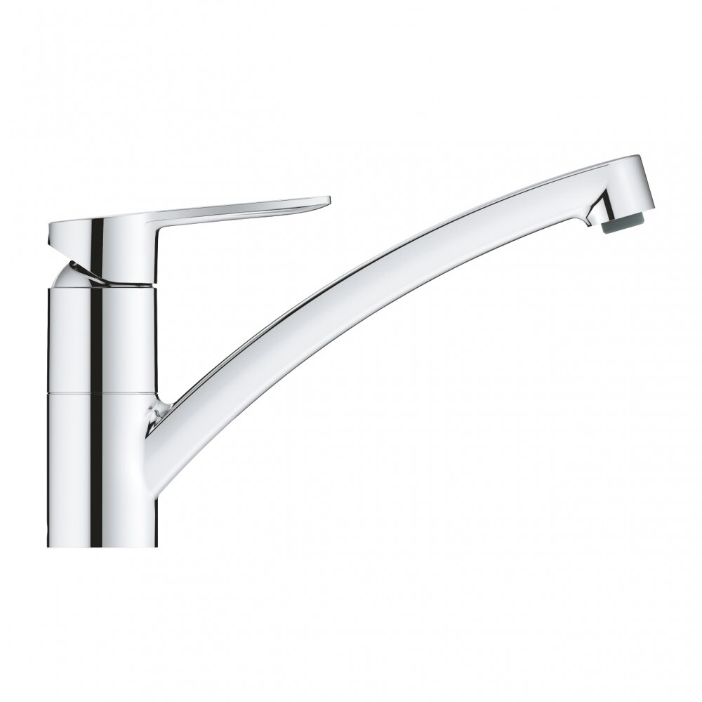 Изображение товара Смеситель Grohe BauEco 31680000 - хром, однорычажный, 23. 1 см излив Изображение товара Смеситель Grohe BauEco 31680000 - хром, однорычажный, 23. 1 см излив