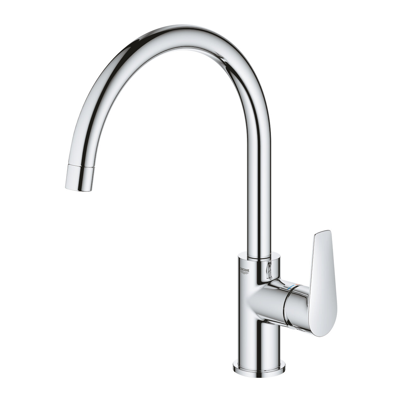 Изображение товара Смеситель Grohe BauEdge 31233001 Хром с поворотным изливом Изображение товара Смеситель Grohe BauEdge 31233001 Хром с поворотным изливом