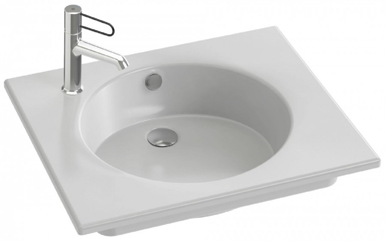 Изображение товара Раковина-столешница Jacob Delafon Odeon Rive Gauche EXBA112-Z-00 60 см белая