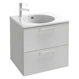 Изображение товара Тумба под раковину Jacob Delafon Odeon Rive Gauche EB2520-R5-N18, 60 см, цвет белый, ручки хром