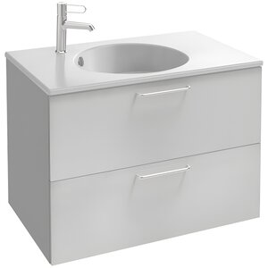 Изображение товара Тумба под раковину Jacob Delafon Odeon Rive Gauche 80 см, EB2522-R5-N18, цвет белый, ручки хром