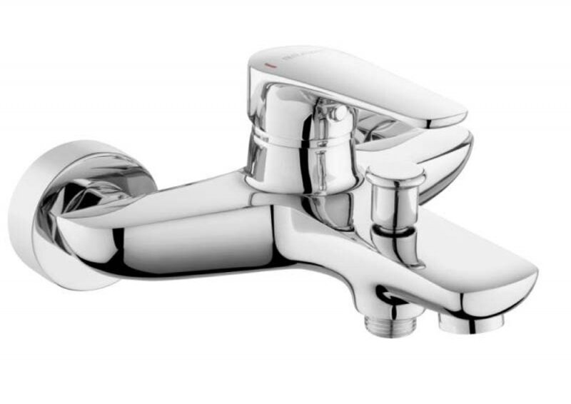 Изображение товара Смеситель для ванны Bravat Arden F6351385CP-01-RUS хром однорычажный вертикальный