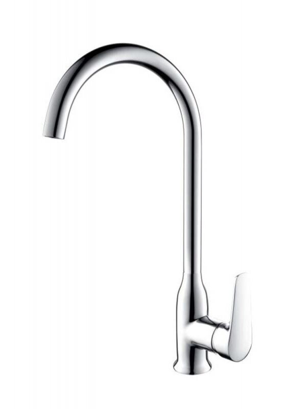 Изображение товара Смеситель Bravat Arden F7351385CP-RUS для кухонной мойки, высокий излив, хром