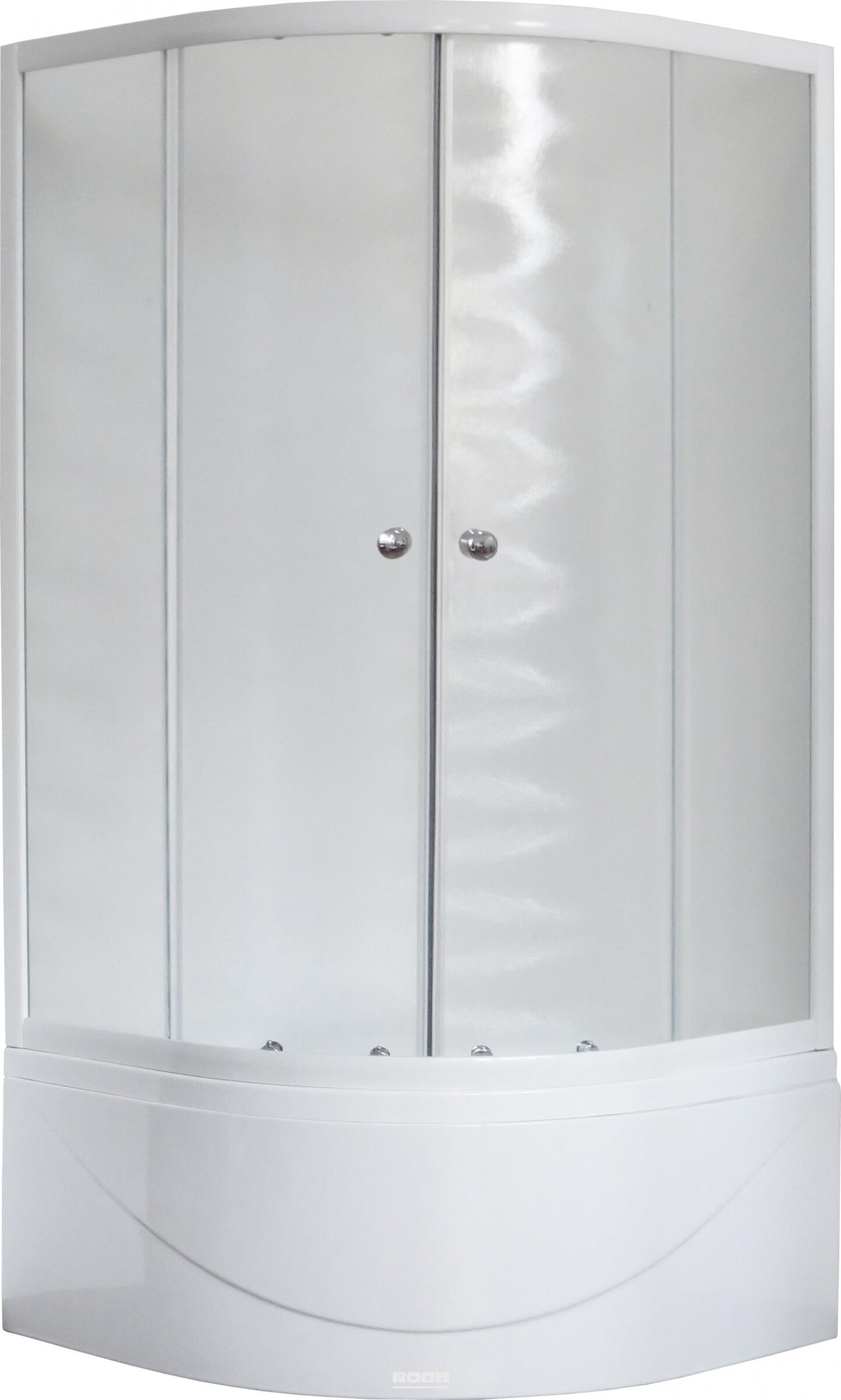 Изображение товара Душевой уголок Royal Bath RB100BK-C 100x100 см четверть круга матовое стекло белый Изображение товара Душевой уголок Royal Bath RB100BK-C 100x100 см четверть круга матовое стекло белый