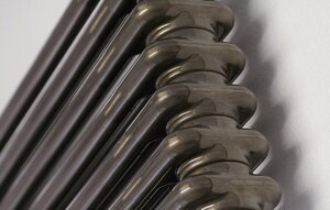 Изображение товара Радиатор стальной Irsap Tesi 21800/10 T26 cod. TR, боковое подключение, 10 секций, прозрачный лак, RR2180010TRA426N