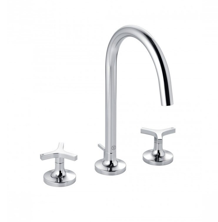 Изображение товара Смеситель Kludi Nova Fonte 201430539 для раковины на 3 отверстия Deco, хром