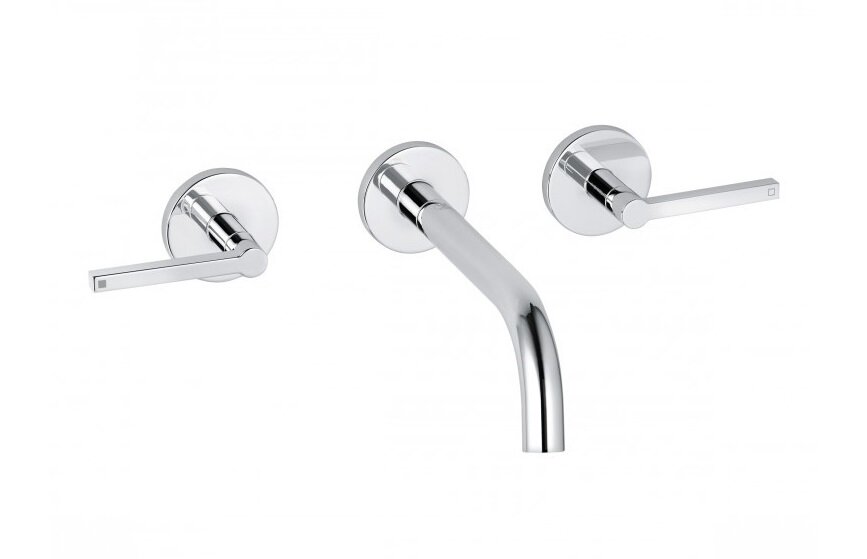 Изображение товара Смеситель Kludi Nova Fonte 201440515 для раковины на 3 отверстия Puristic, хром