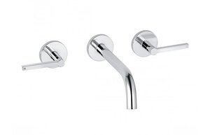 Изображение товара Смеситель Kludi Nova Fonte 201440515 для раковины на 3 отверстия Puristic, хром