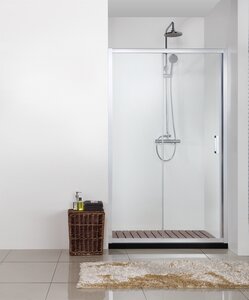 Изображение товара Душевая дверь в нишу Bravat Line BD120.4101A 120x200 см хром