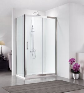 Изображение товара Душевой уголок Bravat Stream BS120.3103S 80x120 см раздвижные стекла хром Германия