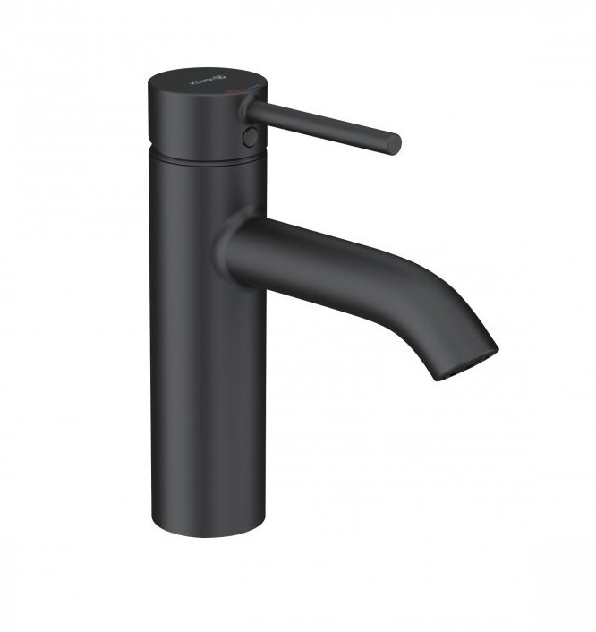 Изображение товара Смеситель Kludi Bozz для раковины черный матовый однорычажный Германия